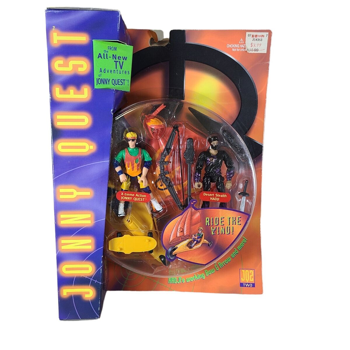 Vintage 90s Jonny Quest JQ2 X-Treme Action & Desert Stealth Vintage 90s Jonny Quest JQ2 X-Treme Action & Desert Stealth