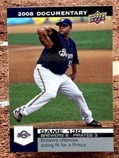 2008 Upper Deck Documentary CC Sabathia #3858