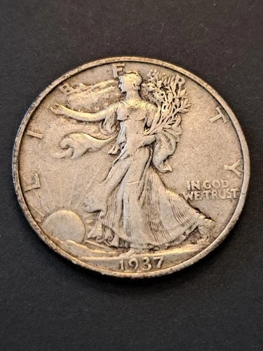 1937-S Walking Liberty Half Dollar — photo from the most recent tracked eBay sale