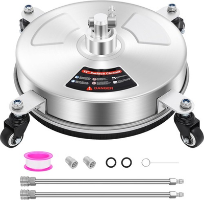 #ad New 14quot; Pressure Washer Surface Cleaner 4000 PSI Stainless Steel $67.51