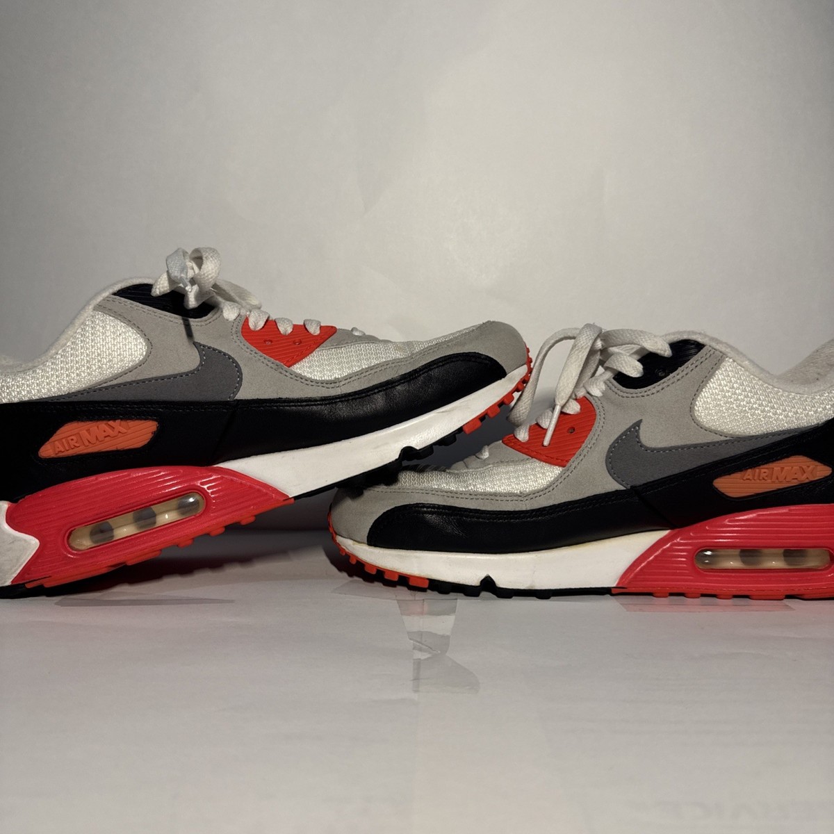 Size 9.5 - Nike Air Max 90 OG Vintage 2013 Infrared for sale