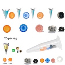 US Zest Locator system Male Cap Inserts 20Pcs Standard Replacement Compatible