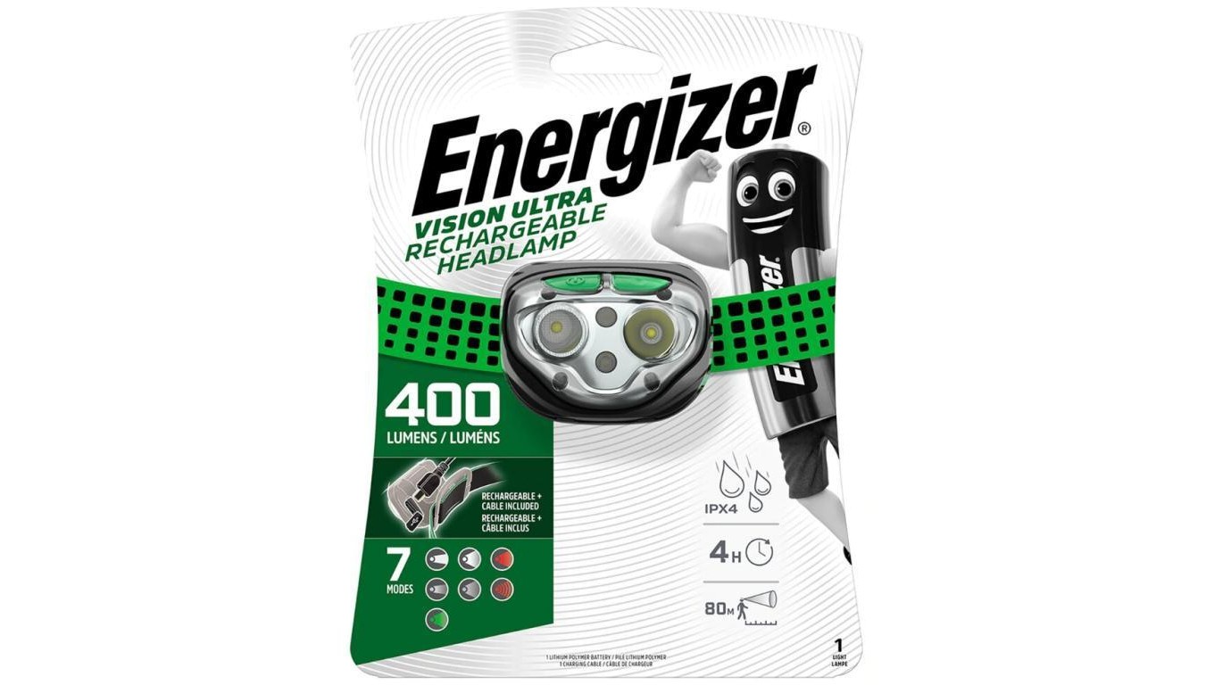 7638900426441 Latarka czoowa czowka adowalna Energizer Vision Ultra Recharg 9190₽