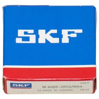 Skf W 6005-2RS1/W64, W60052RS1/W64, Deep Groove Ball Bearings Single Row: ......