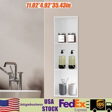 Recessed Shower Storage Shelf, Bathroom Shelf, Organizer Shelf Stainless Steel