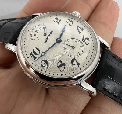 MONTBLANC MEISTERSTUCK MANUAL POWER RESERVE REF 7022 MEN'S WATCH