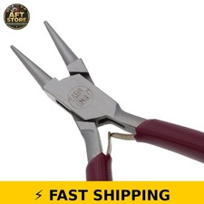 The Beadsmith 6 Round Nose Pliers - Polished Steel with PVC Grip