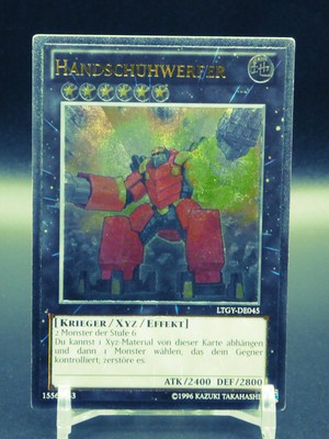 YUGIOH! Handschuhwerfer LTGY DE045/ Ultimate Rare/ Excellent+/ Near Mint