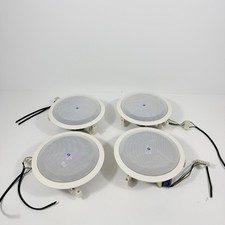 RCF PL6X 6" 2-Way Coaxial Ceiling Speaker 12W 100V IP44 White 4 X Available ++