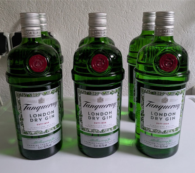 Tanqueray Gin 6x 1L Neu & Ungeöffnet