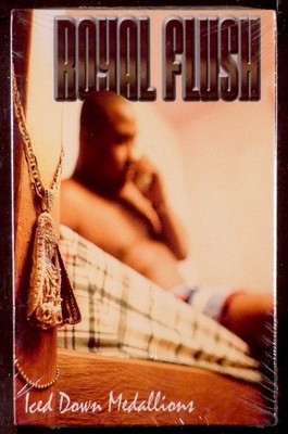 Royal Flush   Iced Down Medallions CASSETTE BLUNT RAP HIP HOP 1997 SEALED OOP