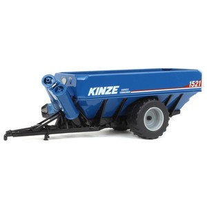 KINZE 1521 GRAIN CART W/ FLOTATION TIRES BLUE 1/64 DIECAST BY SPECCAST KZE1327