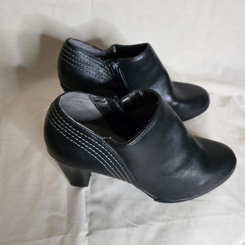 Life Stride Women's 7.5M Jacinda Velocity 2.0 Bootie Black Ankle Zip Heel Boot - Picture 5 of 12