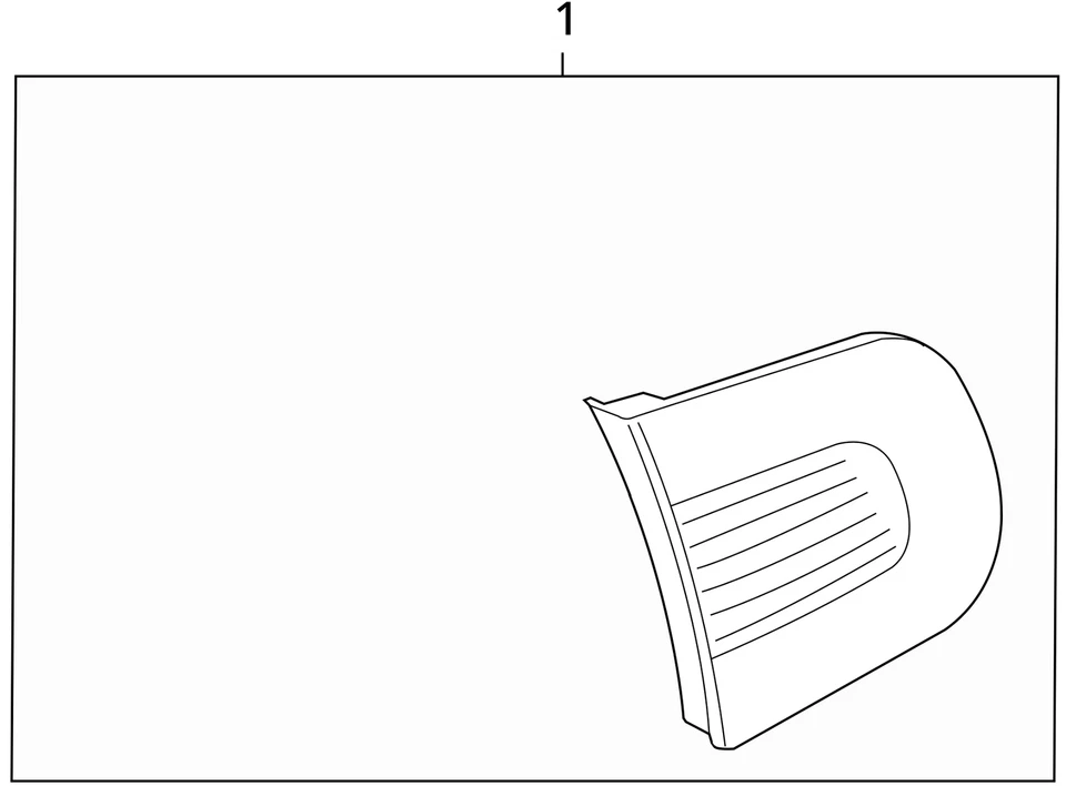 2007-2011 Volkswagen Eos Passenger Right Side Tail Light Taillight Oem GOMDT - Image 4 of 4