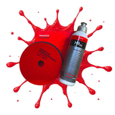 Koch Chemie Polier Set  Heavy Cut H9.02 + Koch Polierpad