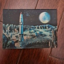 Astronauts and Rocket on the Moon 1960s Lenti...