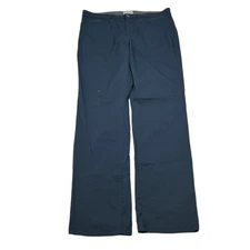 Weatherproof Vintage Straight Leg Pants Mens 32x30 Blue Comfort Stretch