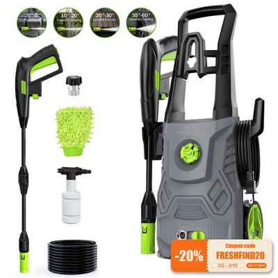 #ad Electric Pressure Washer with Hose Nozzle 4500PSI High Pressure Cleaning Machine $95.99