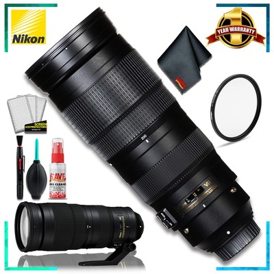 Nikon AF-S NIKKOR 200-500mm f/5.6E ED VR Camera Lens (International Model) + UV