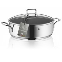 Schmorpfanne Induktion Keramik Antihaft Glasdeckel Edelstahl 28Cm 5,0L