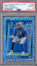 Penei Sewell 2021 Optic Rocket Emoji RC PSA 8