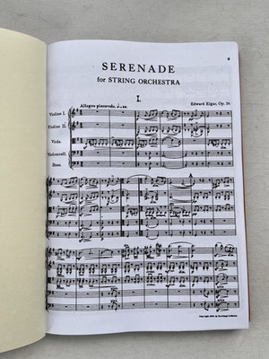 Noten. Elgar. Serenade.../Sea Pictures.../Pomp & Circumstance...u.a.  Partitur.