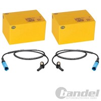 2X Hella ABS-SENSOR Raddrehzahl ABS-FÜHLER Hinten Beidseitig Passend FüR BMW X1