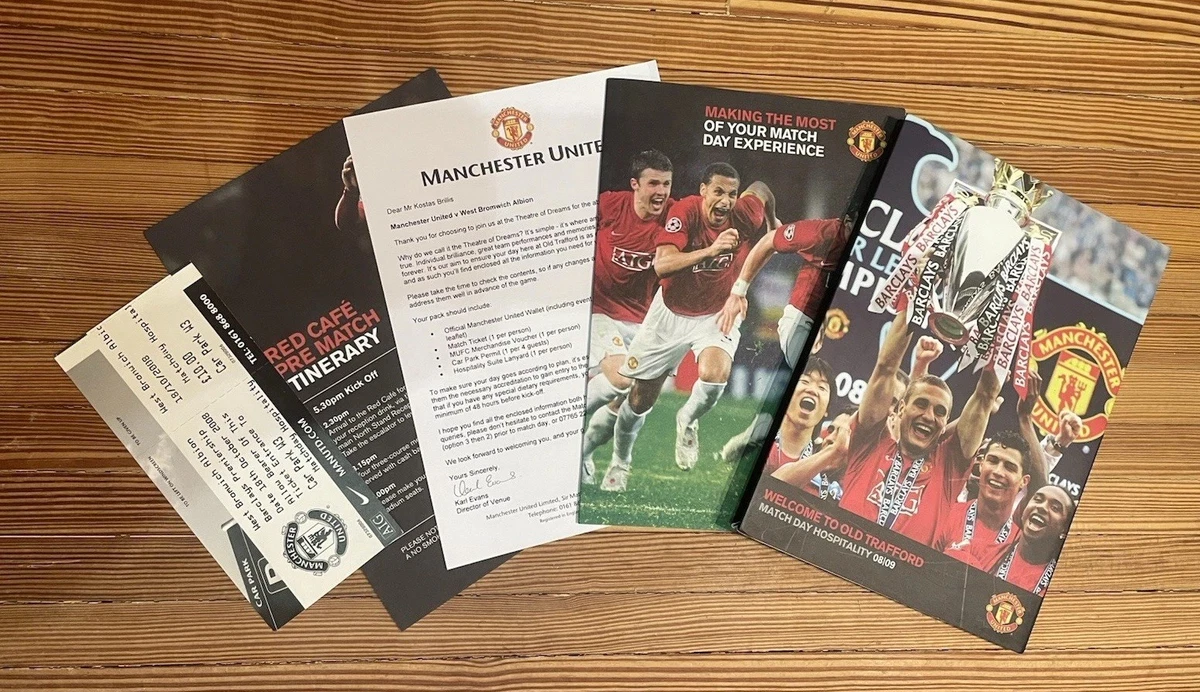 Manchester United International Club Soccer Fan Tickets for sale