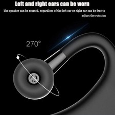 Bluetooth 5.0 Earpiece Wireless Headset Noise Cancelling Driving Trucker Earbuds