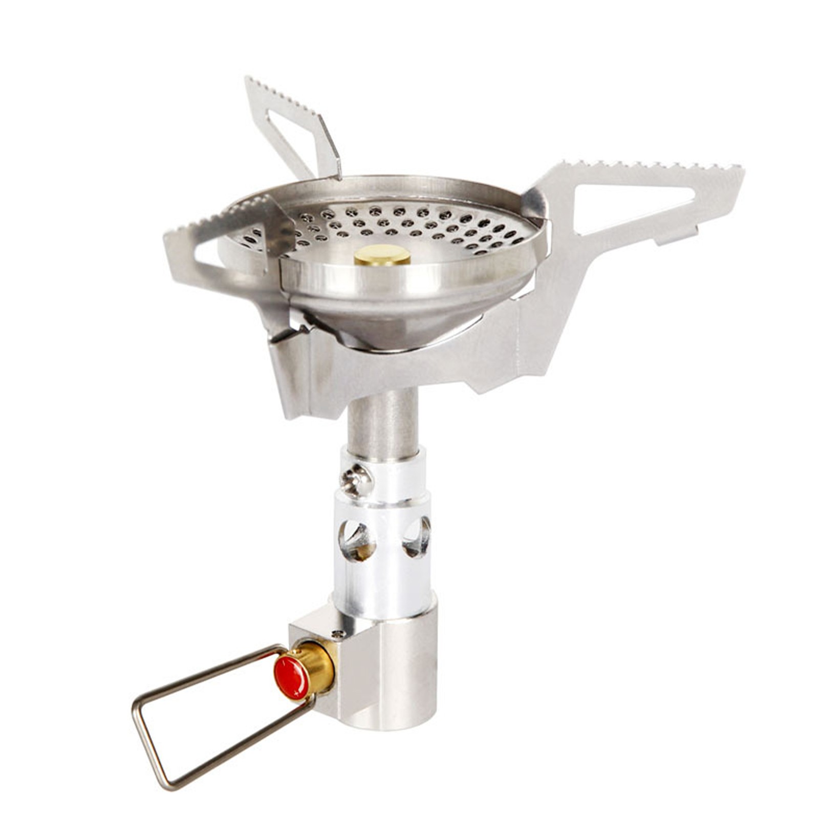 2300W Outdoor Camping Hiking Gas Burner Head Portable Windproof Cooking Stove