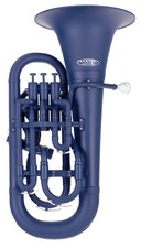 Euphonium en Plastique in Sib 4 Vannes Instrument a Vent Embouchure Housse Bleu