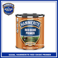 Hammerite Red Oxide Primer For Metal Iron And Steel 250ml  500ml