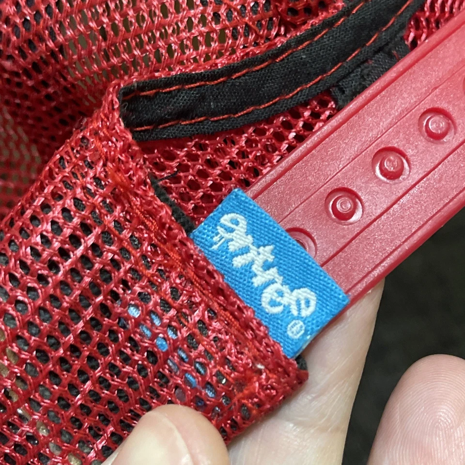 ENTREE MISUNDERSTOOD TEDDY BEAR SNAPBACK HAT BLACK Red ADJUSTABLE SIZE rare — 第 3/4 张图片