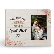 Aunt 8x10 Picture Frame, Aunt Gifts for , Mothers Day Gifts for Aunts from Ni...