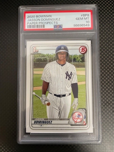2020 Bowman - Prospects Jasson Dominguez #BP-8 (RC) PSA 10