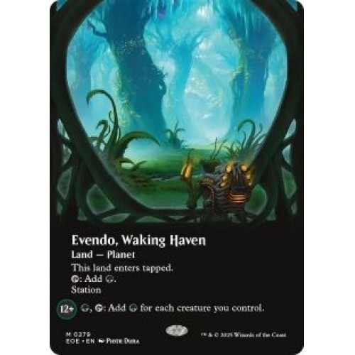EVENDO, WAKING HAVEN (279) (BORDERLESS) Edge Of Eternities EOE Magic MTG CARD | eBay EVENDO, WAKING HAVEN (279) (BORDERLESS) Edge Of Eternities EOE Magic MTG CARD | eBay