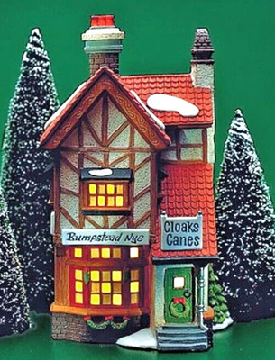 Department 56 Dickens Village Series - Bumpstead Nye Cloaks & Canes #58084 - NEW