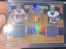 2019 Panini Gold Standard - Golden Pairs J.J. Watt, Jadeveon Clowney /149 (MEM)