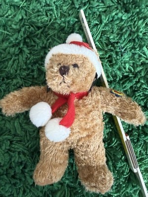 Weihnachts-Teddybär  Fizzy  Plüschbär mit Nikolausmütze