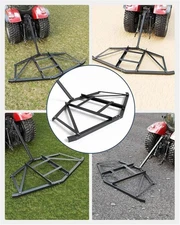 60" Driveway Drag Grader Harrow,Heavy Duty Steel Lawn Leveling Rake for ATV,UTV