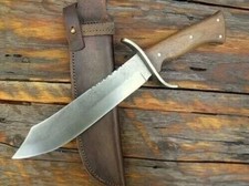 Custom Handmade High Carbon Steel Bowie Knife - Full Tang Hunting Survival