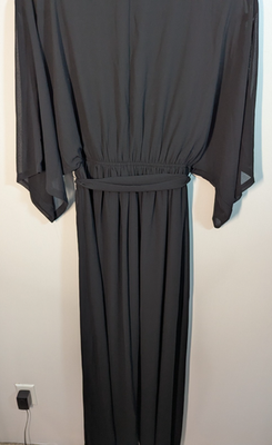 lined maxi dress Flowy A-Line Maxi Dress – Women’s Clothing in Light Olive Frost & Mist / 3XL