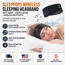 Sleep Eye Mask Headphones Wireless Bluetooth 5.0 Sports Music Earphone Headband