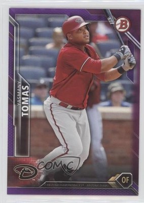 2016 Bowman Purple 20/250 Yasmany Tomas #6 7l6