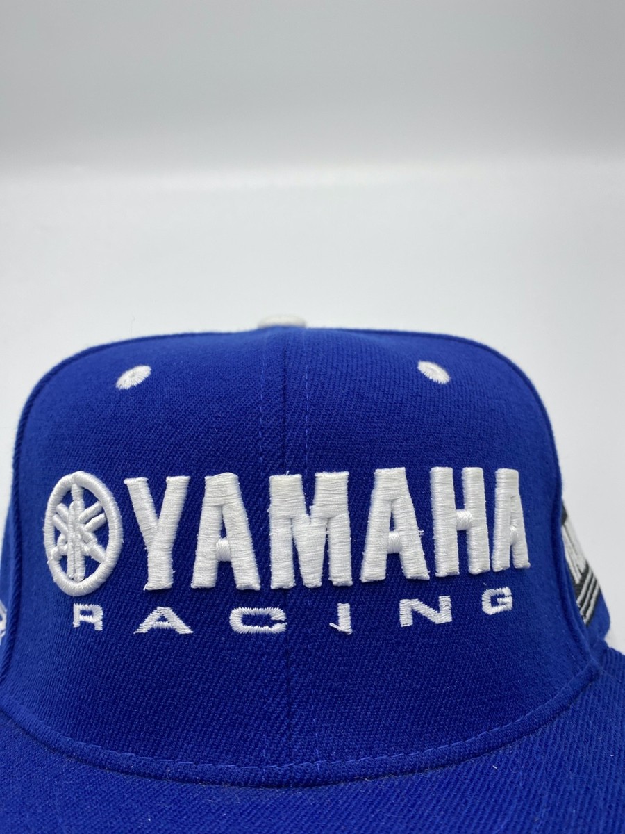 YAMAHA RACING TEAM ビンテージキャップ Vintage Yamaha Racing Logo Blue Adjustable Fitted Baseball Cap Hat