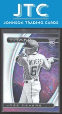 2021 Panini Chronicles Jose Devers Titan Holo RC Miami Marlins Rookie