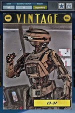 Topps Star Wars Digital Card Legendary 2025 Limited Vintage ELEVENTH BROTHER 25c