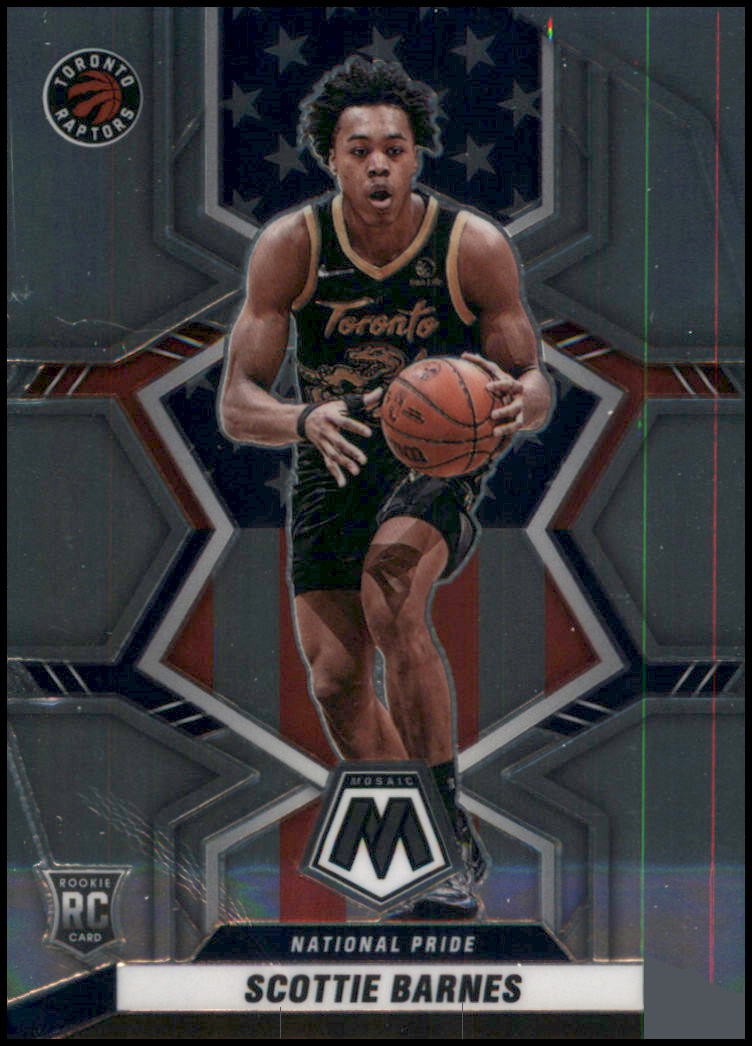2021-22 Panini Mosaic #257 Scottie Barnes