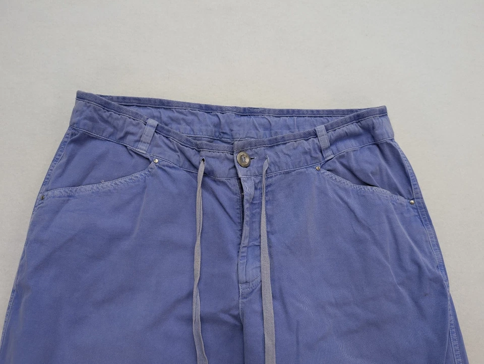 Pantalones para mujer Fresh Produce talla XL púrpura sarga cordón pierna ancha Foto 4 de 4