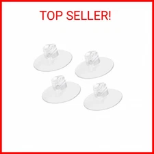 4 Pack Bathroom Shower Caddy Connectors Suction Cups, Heavy Strength Clear